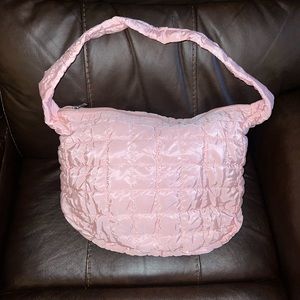 Light Pink Puffer Purse